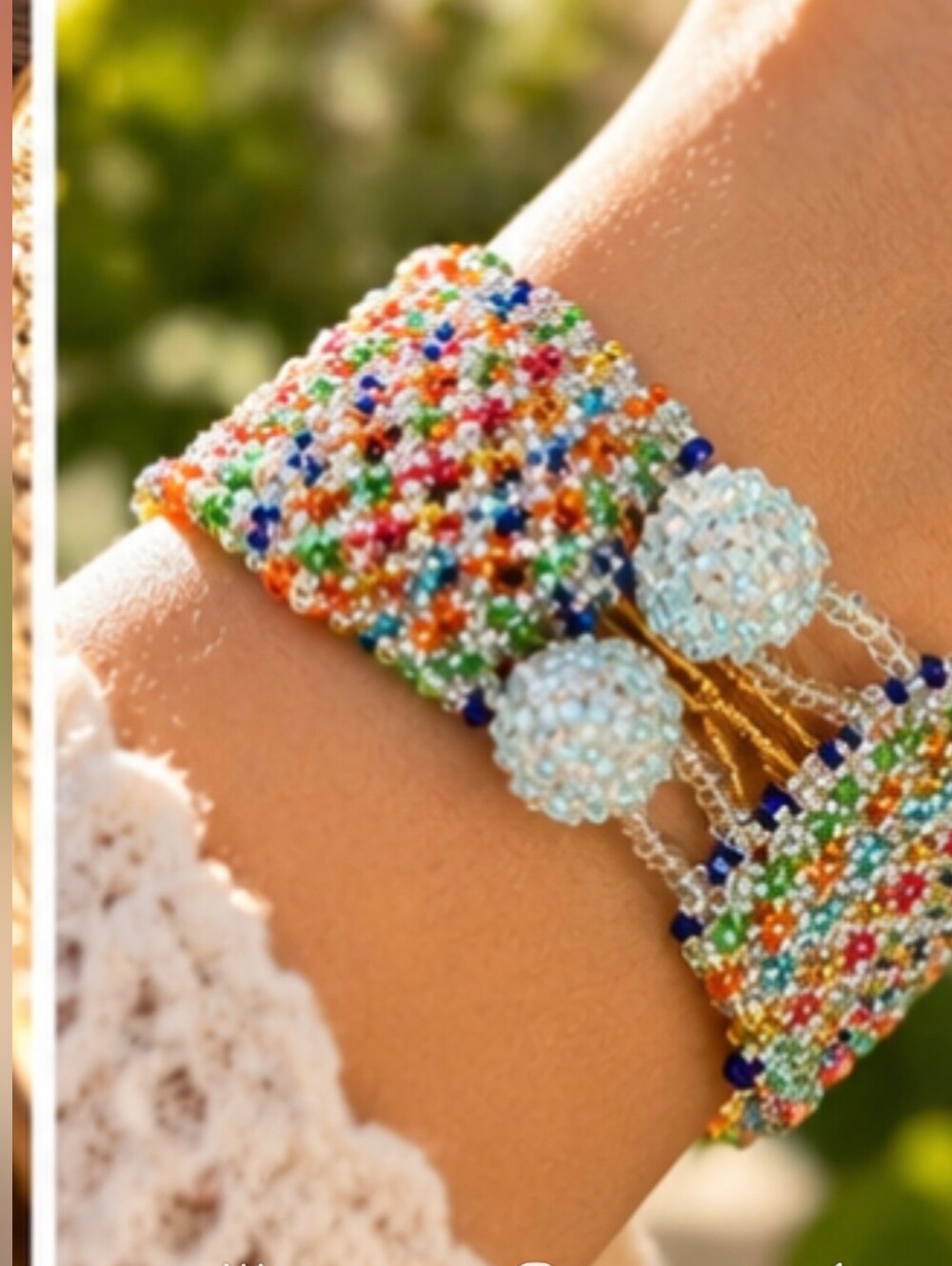 Bohemian handcrafted bracelet